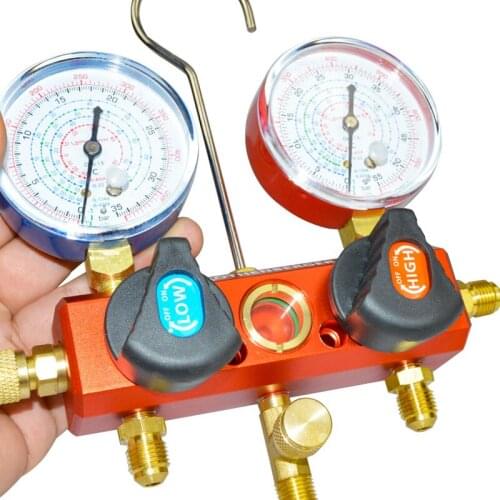 Aluminum Valve Body, Ball Valve Switch, Refrigerant Meter, Automobile Household Air Conditioner Fluoride Meter