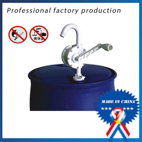Anti-corrosion Anti-riot Plastic Hand Cranked Oil Drum Pump enhanced PP/PPS Fuel pump