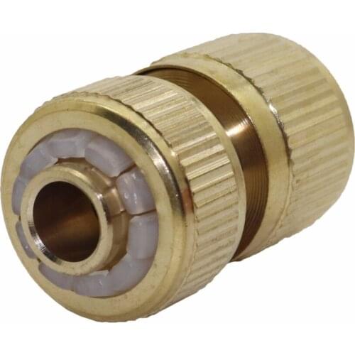 Pure Copper 1/2' Hose Connector Garden Hose Waterproof Joints Homebrew Water Systems Irrigation Car Wash Water Gun