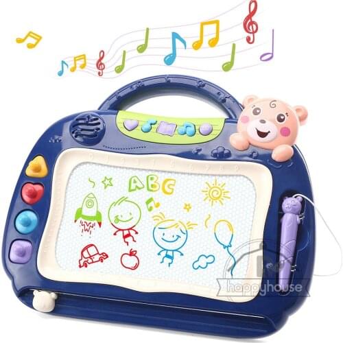 Montessori Baby Toys Magnetic Drawing Board Toddlers Drawing Board Learning Paint For Kids 2 To 4 Years Girl Drawing Tablet Gift