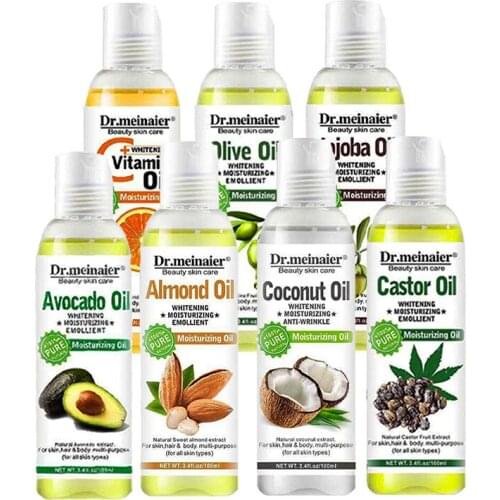 100ml Avocado oil natural emollient vegetable oil hemp seed massage oil facial hair care essential oil body oil beauty products