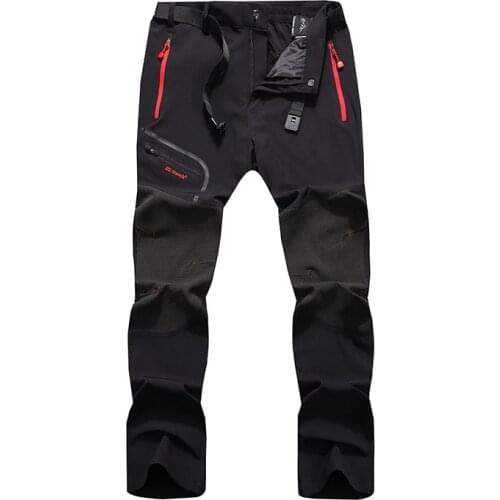 Hiking Pants Men Outdoor Pants Men Camp Climb Hiking Ski Fishing Trousers Fishing Pants Waterproof Fleece Summer Oversized