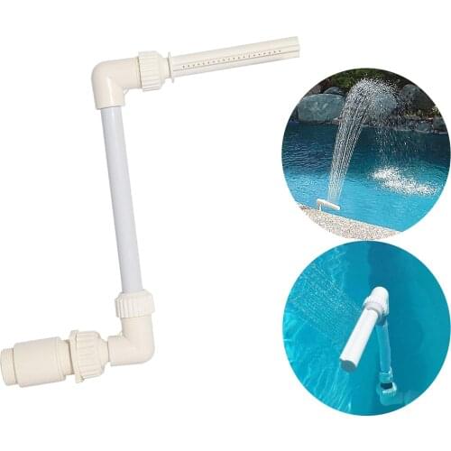 Above In-ground Pool Water Sprinkler Pond Decor Power Saving High Pressure Pool Jet Fountain Attachment for Pump