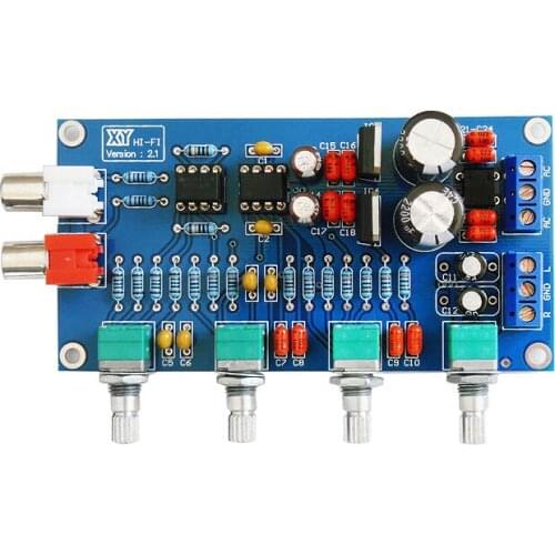 NE5532 OP-AMP HIFI Amplifier Volume Tone EQ Control Board DIY Kits