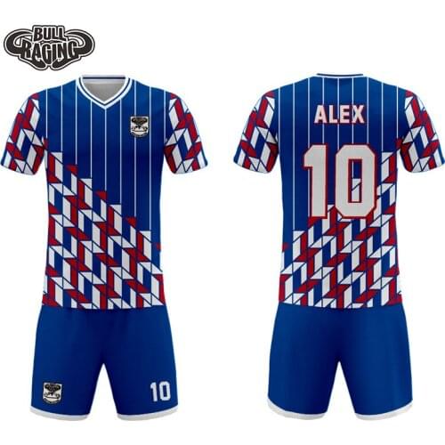 Fully sublimation custom soccer jersey Football Kit Men child Futbol Training