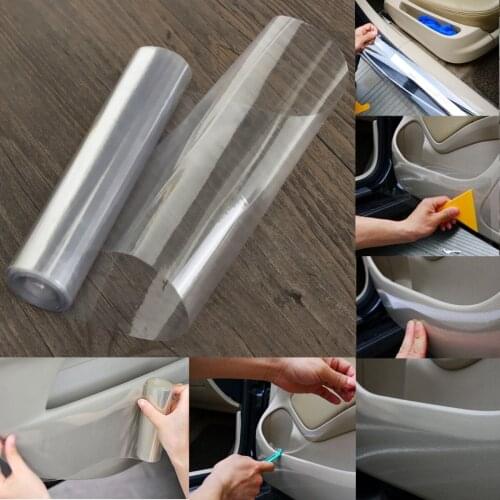 Clear Transparent 300x15cm Vinyl Film Universal Car Protective Film Wraps Car Bumper Hood Paint Protection Sticker Anti Scratch