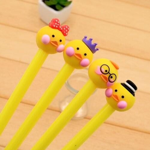 Creative Cartoon Cute Ugly Shi Shang Ya Pen Black 0.38mm Students Pen Wholesale