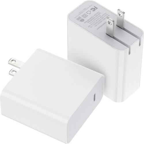 US Plug 45W Wall Charger USB-C PD Power Adapter, Laptop Charger for new MacBook/Pixelbook/Pixel Fast Charger 100pcs
