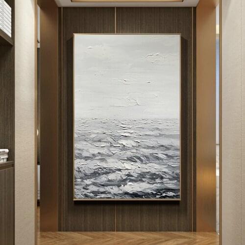 Handmade Modern Abstract Thick Texture Oil Painting On Canvas Painted Home Office Decor Artwork Paintings Unframed