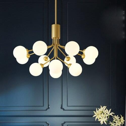 Modern simple atmosphere bedroom lamp ceiling dual-purpose personality magic bean restaurant Chandelier