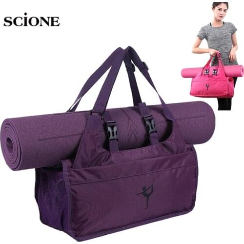 Yoga Mat Bag Pad Gym Bags Dry Wet Fitness For Women Sac De Sport Men Sports Bolsa Mujer Dancing Yoga Mat Matress Bag Pads XA67A