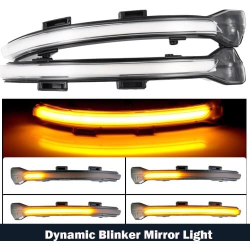 LED Dynamic Turn Signal Light Side Mirror Sequential Blinker For VW Volkswagen Golf 7 Jetta MK7 VII MK7 Golf 7.5 GTI R Touran