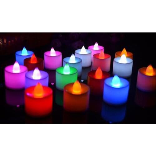 LED Flameless Candle Battery Operated Party Wedding Flickering Tealight Decor Decoration Crafts