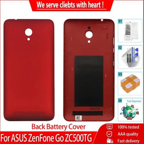 AAA Quality Housing For ASUS Zenfone GO ZC500TG Z00VD Back Battery Cover Rear Door back case Replacement Parts Free Tools