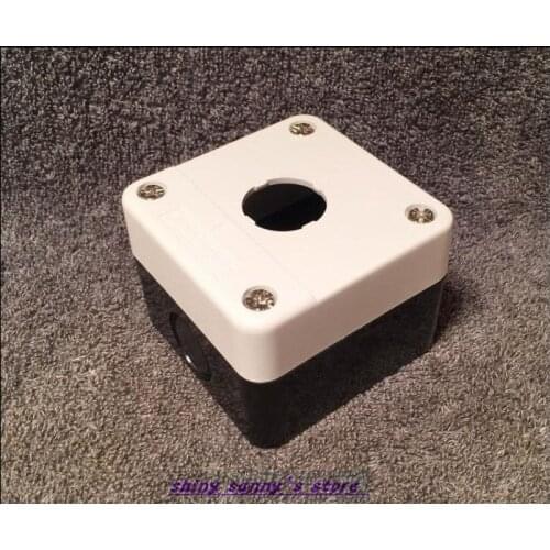 1Pcs Control Station 1 Switch 22mm Push Button Protector Box Brand New