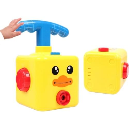 2021 New Power Balloon Car Toy Inertial Power Balloon Launcher Education Science Experiment Puzzle Fun Toys for Children Gift