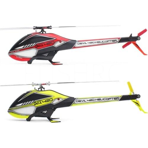 ALZRC - Devil 420 FAST FBL KIT Frame 420 RC Helicopter- Black - 2019