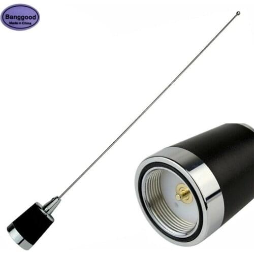High Gain NMO Antenna Daul Band VHF/UHF 134MHz/430MHz 100W 2.15dB for Mobile Ham Car Vehicle Radio UV Band NMO Aerial
