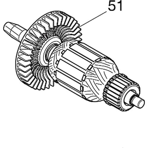 ARMATURE 220V-240V Rotor 513898-1 Replace For Makita M4500B