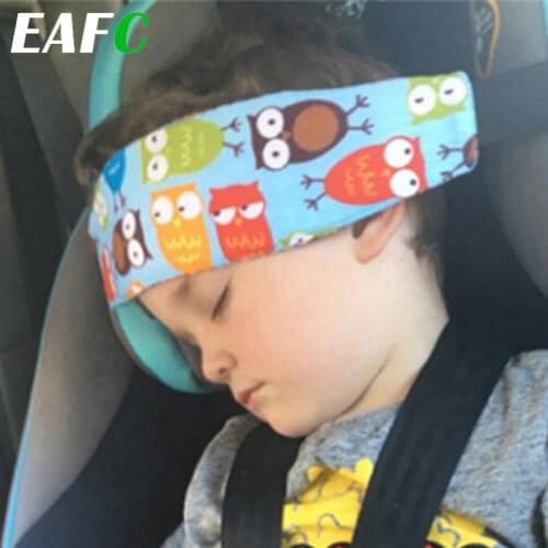 Child Baby Safety Car Seat Head Support Sleep Nap Aid Kid Head Protector Belt Handband Cotton Belt