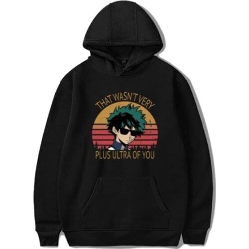 Anime My Hero Academia Hoodie Newest Men Women Fashion Long Sleeve Hoodies Creative Pullover Top sell Popular Hoodies For Teens