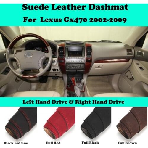 For Lexus Gx470 Gx 470 2002 2003-2009 Suede Leather Dashmat Dashboard Cover Pad Dash Mat Car-Styling Carpet Accessories LHD RHD
