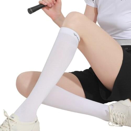 Ice Silk Sun Protection Leg Cover Ladies Summer Outdoor Riding Sports In Tube Golf Socks Golf Accessories Supplies Here