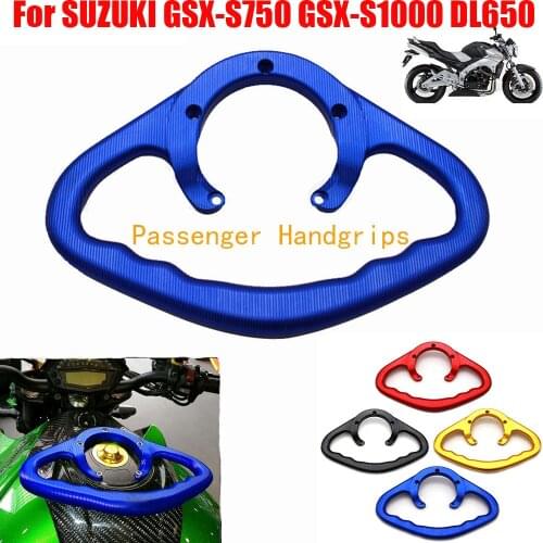 Motorcycle Passenger Handgrips Hand Grip Tank Grab Bar Handles Armrest For SUZUKI GSX-S750 GSX-S1000 GSX-S1000F DL650 V-STROM
