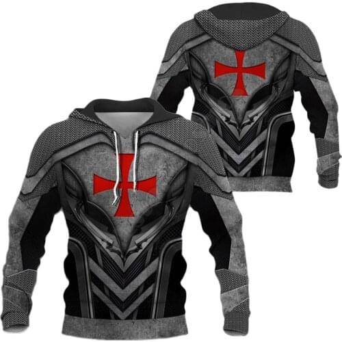 Knight Templar 3D Printed Hoodies Fashion Pullover Men For Women Sweatshirts Hip Hop Sweater Cosplay Costumes 07