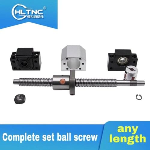 Fast deliver Ball screw set 2005/2010/2505/2510/3205/3210 with nut +support+nut holder+coupling for CNC