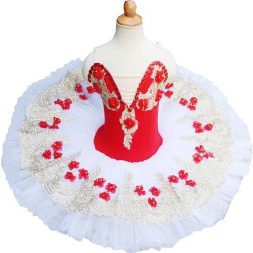 2020 New Songyuexia Professional ballet skirt for girls and adult women swan lake ballet skirt pancakes dancers ballet tutu