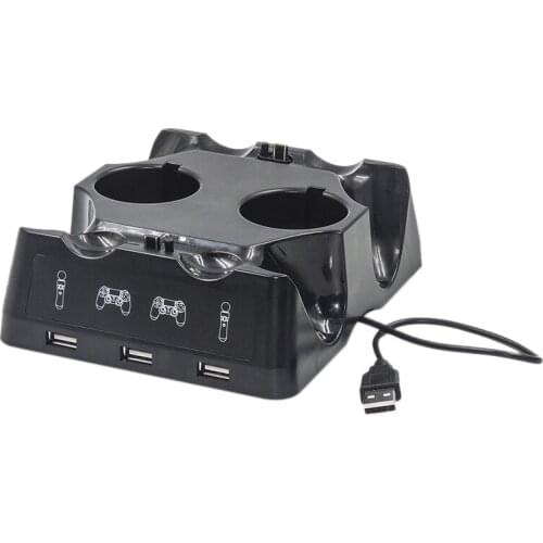 Suitable for PS4PS4 PS VR / MOVE4 Handle Charger Charger Charger in 1 Multifunctional Charging Station