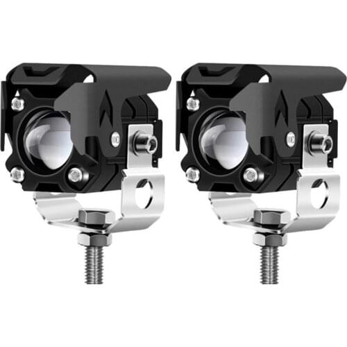 LED Headlight Motorcycle Spotlights Built-in ZES-3575 LED Chips 6000K/3000K IP67 Waterproof Shockproof Motorbike Running Lights