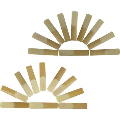 10pcs Soprano/Tenor Sax Saxophone Reeds for Wind Woodwind Instrument Parts