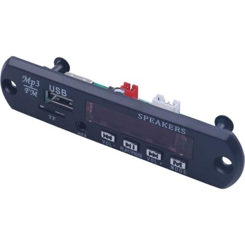 2020 Bluetooth Wireless Music MP3 WMA Decoder Board 12V Car Audio Module USB TF Radio SD Card Slot/USB/ Remote Decoding Module