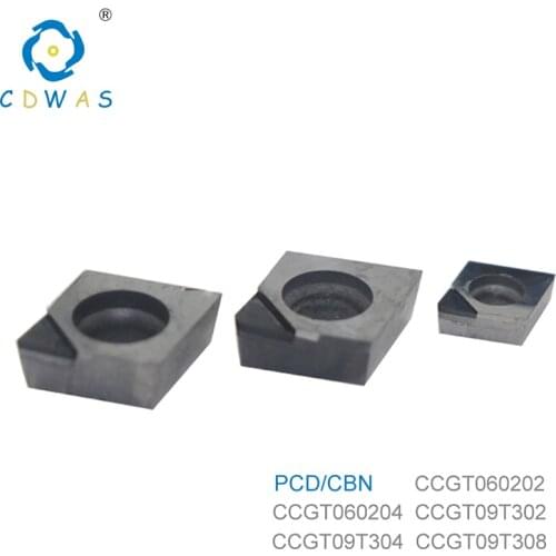 CCGT060202 CCGT 060204 ccgt09T302 ccgt 09T304 CCGT09T308 PCD CBN Diamond Inserts Internal Turning Tool CNC Lathe Tool Blade