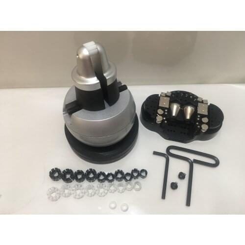 Engraving Block 5 inch Ball Vise Setting Jewelry Ball Vise Engraving with 59PCS Attachment and Rubber Base Jewelry Making Tools