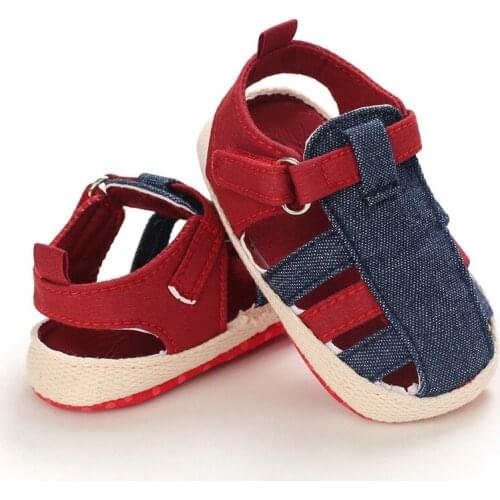 Canvas Toddler Infant Sandals Summer Newborn Kids Sneakers 2021 Baby Boys Soft Sole Crib Shoes Fashion Baby Shoes