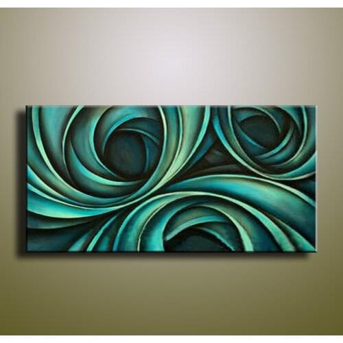 Handmade 100% oil painting on canvas modern Best Art Abstract rainbow oil painting XD1-006