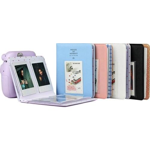 64 Pockets 2x3 Inch Mini Film Photo Album Book For Fujifilm Instax Mini 11 9 8 7s 90 LiPlay LINK Instant Camera Name Card Holder