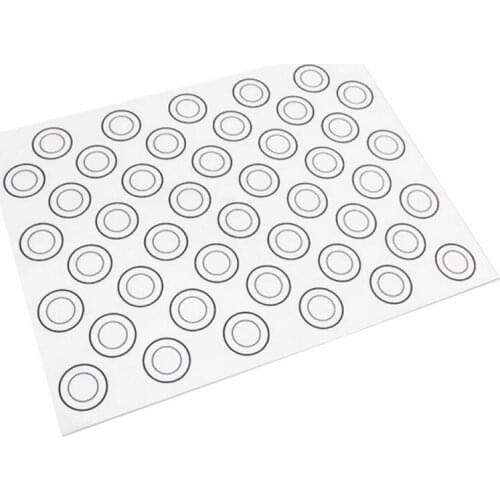 Reusable Silicone Baking Mat Eco-Friendly Macaron Oven Mat For Rolling Dough Pad Large Non-stick Patisserie Baking Accessories