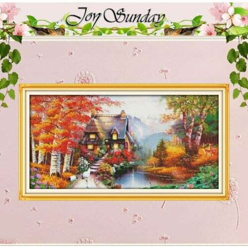 House of Dreams(2) Counted Cross Stitch 11CT 14CT Cross Stitch Set Wholesale Scenery Cross-stitch Kit Embroidery Needlework