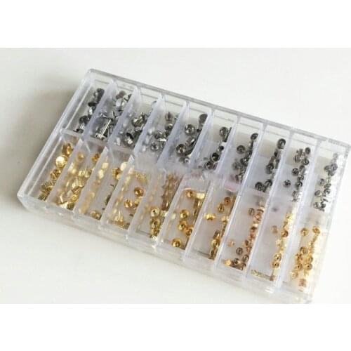 Boxed Durable Metal Quartz Watch Crowns Kit For Swiss and Japanese watches Repair Tool parts Replacement