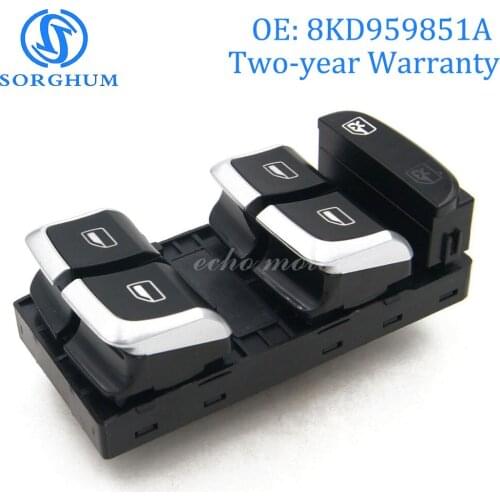 New 8KD959851A 8K0 959 851F Driver Side Electric Master Window Control Button Switches For AUDI A4 S4 Q5 B8 Allroad