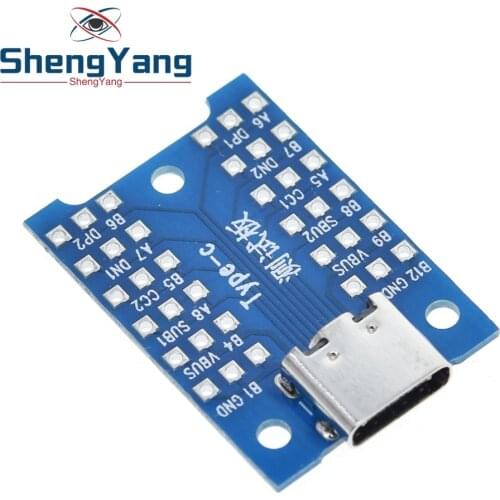 The new usb interface usb type-c test charging board diy for ardunio