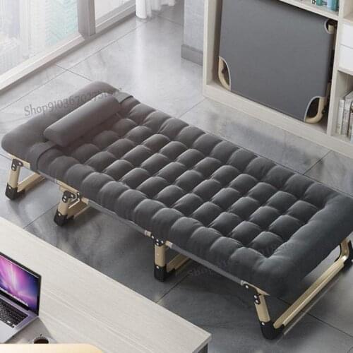 Folding recliner chair for nap and lunch break home backrest lazy leisure balcony beach bed portable chair