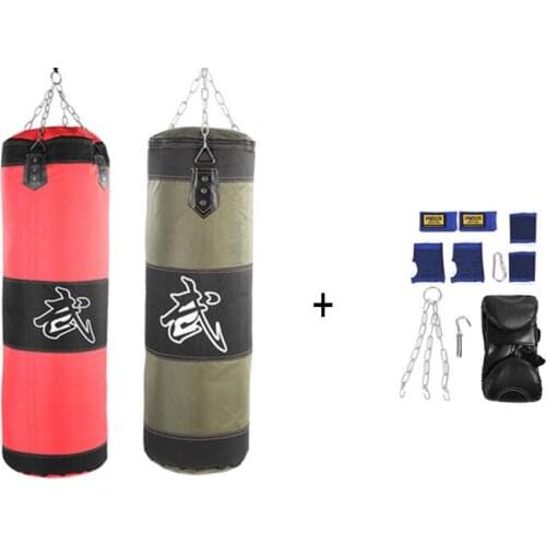 Professional Boxing Punching Bag Training Fitness With Hanging Kick Sandbag adults Gym Exercise empty-Heavy boxing bag