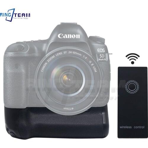 BG-E20RC Battery Grip for 5D Mark IV Work with Two LP-E6, Supports Vertical Shooting. With 2.4G Wireless Remote Control