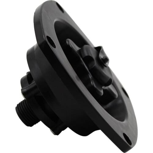 Pressure Reducing City Water Entry Inlet Flange Brass with Check Valve for RV Camper Car Vehicles - Black