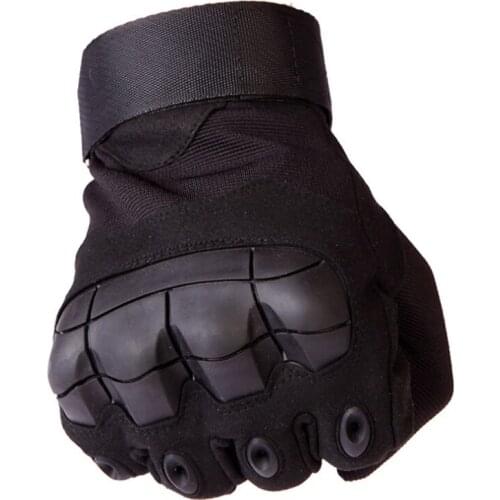 Tactical Military Full Finger Gloves Outdoor Adventure Climbing Riding Shatter-resistant Gloves CS Shooting Five-finger Gloves